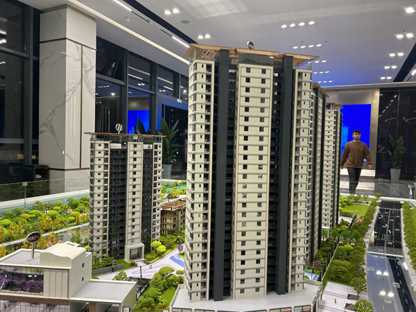 滨江一号房地产沙盘模型