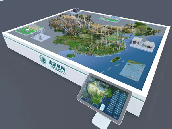 电子沙盘,数字电子沙盘,数字视觉模型