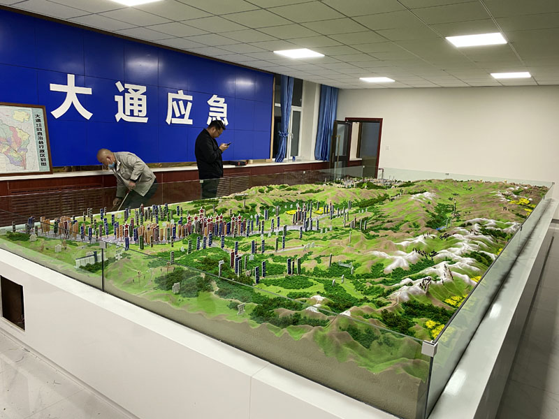 地形地貌沙盘模型，地貌模型