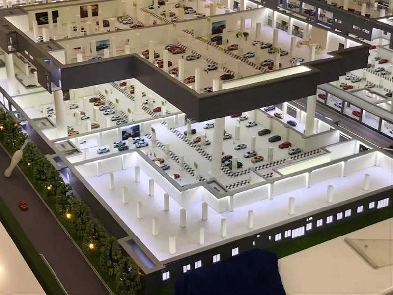 停车场升降模型制作