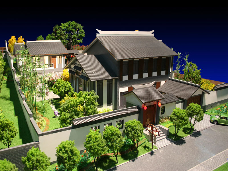 古建筑沙盘模型制作公司四合院建筑模型