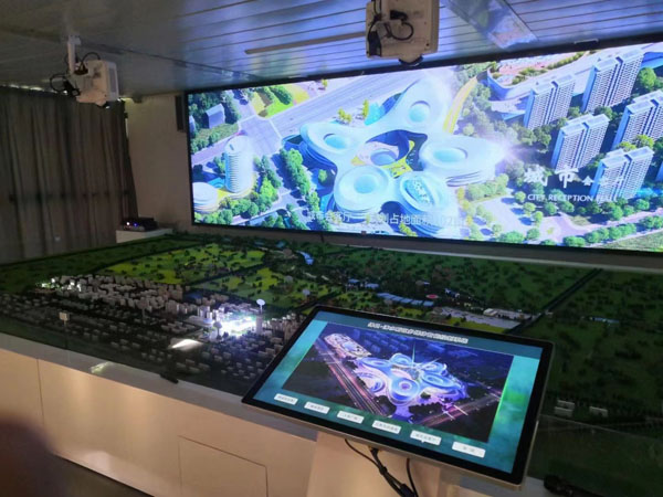 多媒体电子沙盘模型，互动模型