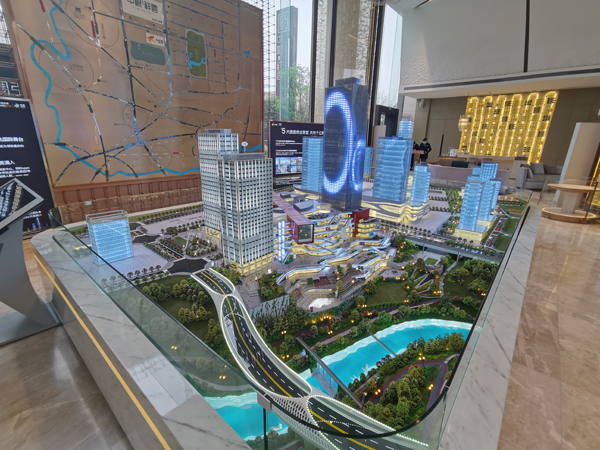 楼盘沙盘模型，综合商业沙盘模型